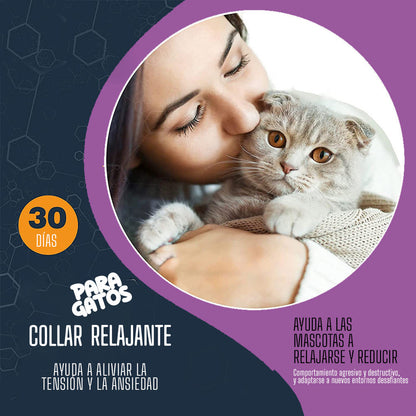 Collar Relajant Para Gatos Con Feromonas